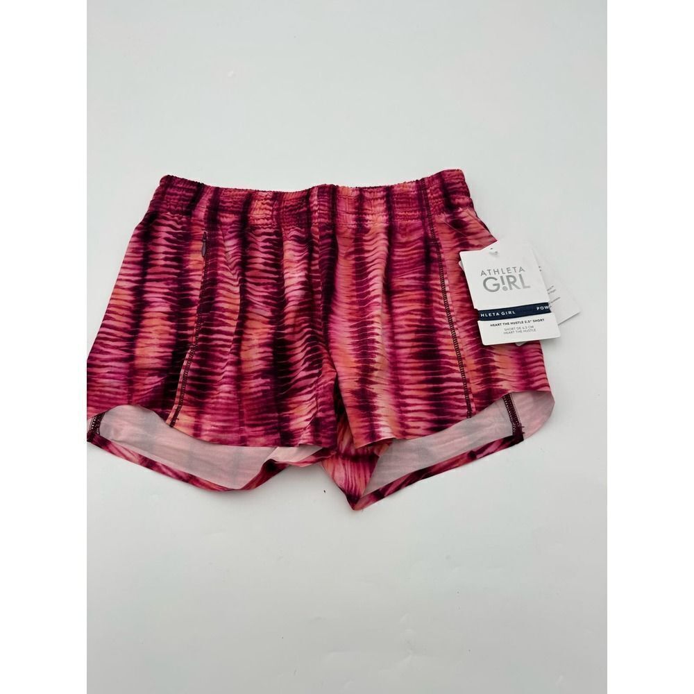 Athleta Girls Heart The Hustle Performance Shorts 2.5" Multicolor NWT